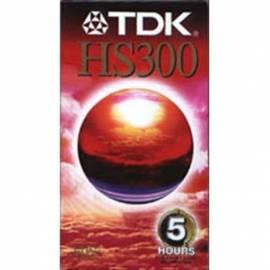 Benutzerhandbuch für Videokazeta TDK E-300HS