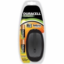 Ladegerät DURACELL CEF 20 + RCR 2 X AA 2650 / 2450 mAh schwarz Bedienungsanleitung