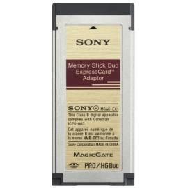 Adapter Sony MSACEX1 Memory Stick, für PRO HG-MS - Anleitung