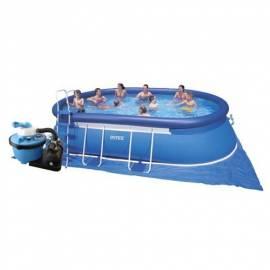 Oval Pool MARIMEX Tampa 3,05 x 5,49 x 1,07 m mit Sandfiltration