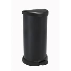 Waste bin Decobin CURVER 02150-929 schwarz