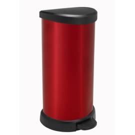 Abfalleimer Decobin CURVER 02150-931-rot