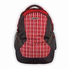 Batoh HUY City School &   Büro Pink 23 l rot