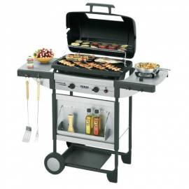 Campingaz TEXAS Lava Grill DELUXE EXTRA--Gusseisen-Brenner, Leistung 10,5 kW, 1800 cm2 + Herd