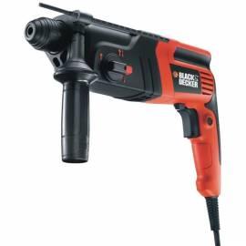 Bohrhammer BLACK DECKER KD855KA schwarz/rot