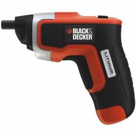 Benutzerhandbuch für Akku-Bohrschrauber, Akuscrewdriver BLACK-DECKER KC460LN schwarz/grün