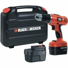 Aku Bohrer, Akuscrewdriver BLACK-DECKER EPC148BK Bedienungsanleitung