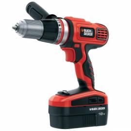 Aku Bohrer, Akuscrewdriver BLACK-DECKER HP188F4BK