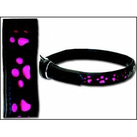 DogIT Hundehalsband reflektierend schwarz rosa XL-1 (104-0771)