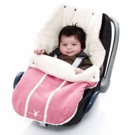 Feder WALLABOO newborn Fusssack, Rosa