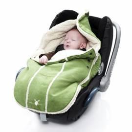 WALLABOO newborn Footmuff Green Feather