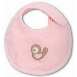 Lätzchen 22cm rosa BABYBOUM GIMMICKS