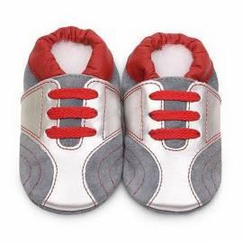 Datasheet SHOOSHOOS Babyschuhe Leder grau/silber/rot Sport