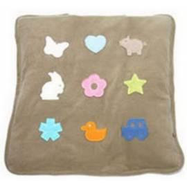 Mehrzweck Babyboum POLAR Decke 80 x 80 cm mit einem Cacao