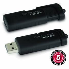 USB flash-Disk KINGSTON DataTraveler 100 G2 16GB USB 2.0 (DT100G2 / 16GB) schwarz