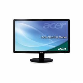 Monitor, ACER S273HLbmii (ET.HS3HE. 001), schwarz/silber