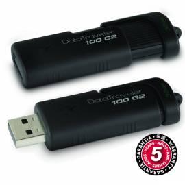USB-flash-Disk KINGSTON DataTraveler 100 32GB USB 2.0 (DT100G2 / 32GB) schwarz