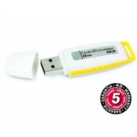 USB flash-Disk KINGSTON Data Traveler G3 8GB USB 2.0 (DTIG3 / 8GB) gelb