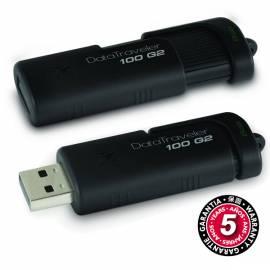 USB-flash-Disk KINGSTON DataTraveler 100 8GB USB 2.0 (DT100G2 / 8GB) schwarz