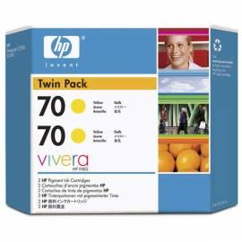 Tintenpatrone HP 70 130 ml, 2 *, 2 Pack (CB345A) gelb