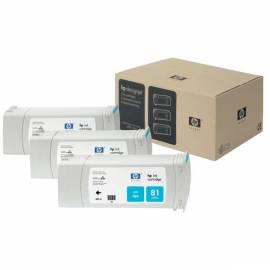 Tintenpatrone HP 81 680 ml, 3 *, 3 Seiten, 3-pack (C5067A) blau