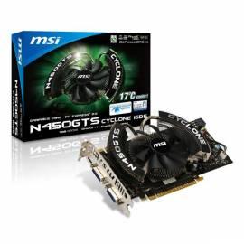 Grafikkarte MSI N450GTS CYCLONE 1GD5/OC (DDR5 1G, 2DVI, HDMI)