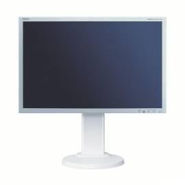 Der NEC Monitor E222W (60002662) silber/weiss