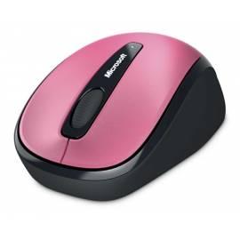 MICROSOFT Wireless Mobile Mouse 3500 (GMF-00002) Rosa