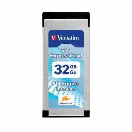 Bedienungshandbuch ExpressCard SSD Festplatte VERBATIM ExpressCard 32GB (47451)