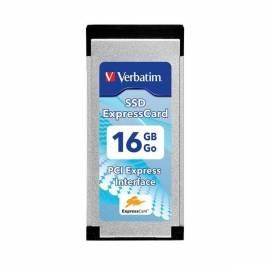 Service Manual ExpressCard SSD Festplatte VERBATIM ExpressCard 16GB (47450)