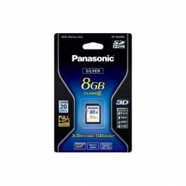PANASONIC RP-Speicherkarte SDQ08GE1K, 8 GB - Anleitung