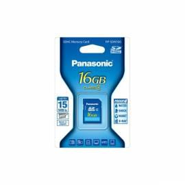 PANASONIC RP-Speicherkarte SDN16GE1A, 16 GB Bedienungsanleitung