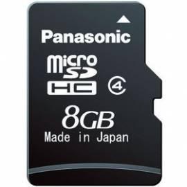 PANASONIC RP-Speicherkarte SM08GFE1K, 8 GB Gebrauchsanweisung