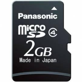 Bedienungsanleitung fÃ¼r PANASONIC RP-Speicherkarte SM02GFE1K, 2 GB