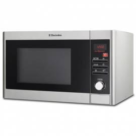 Mikrowellen Sie-Herd ELECTROLUX EMC 28950 mit Silber/Edelstahl