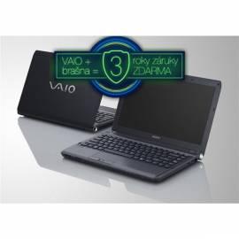 Laptop SONY VAIO S13S9E/B (VPCS13S9E/B CEZ) schwarz Bedienungsanleitung