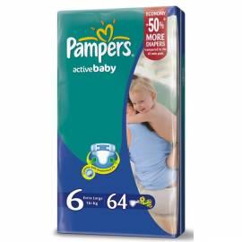 Plenky PAMPERS Active Baby Giantpack Übergrösse 64