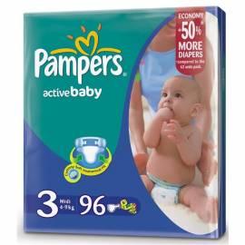 Plenky PAMPERS Active Baby Giantpack Midi 96