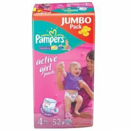 Plenky PAMPERS Active Pants Mädchen Jumbo Maxi 52