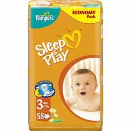 Bedienungshandbuch Plenky PAMPERS Sleep &  Spielen Economy Midi 58ks