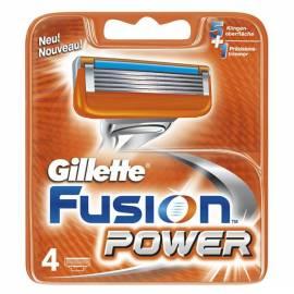 zusätzliche Klinge GILLETTE FUSION POWER 4ks