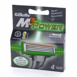 Benutzerhandbuch für Ersatzmesser GILLETTE M3 Power 4 Stk