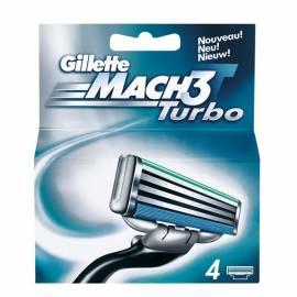 Datasheet Ersatzmesser GILLETTE MACH 3 Turbo 4 Stk