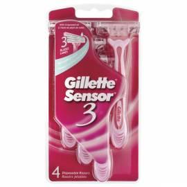 Frauen rasieren GILLETTE Sensor 3 4 ks