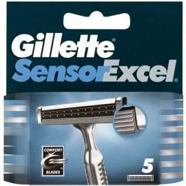 zusätzliche Klinge GILLETTE Sensor Excel 5 ks