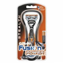 Rasierer GILLETTE FUSION STEALTH POWSER + 1 Kopf