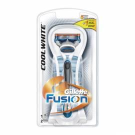 Rasierer GILLETTE FUSION Cool White + 2 hlavice Bedienungsanleitung