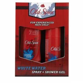 Geschenk Pack-Old Spice Whitewater Spray 125 ml + Shower gel 250 ml-Wildwasser-Zettelkasten