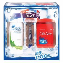 Geschenkpaket - Kopf & Schultern 200 Menthol + Old Spice Whitewater Stick + Blue3 Rasierer