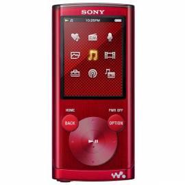 Handbuch für MP3-Player SONY NWZ-E455 Red